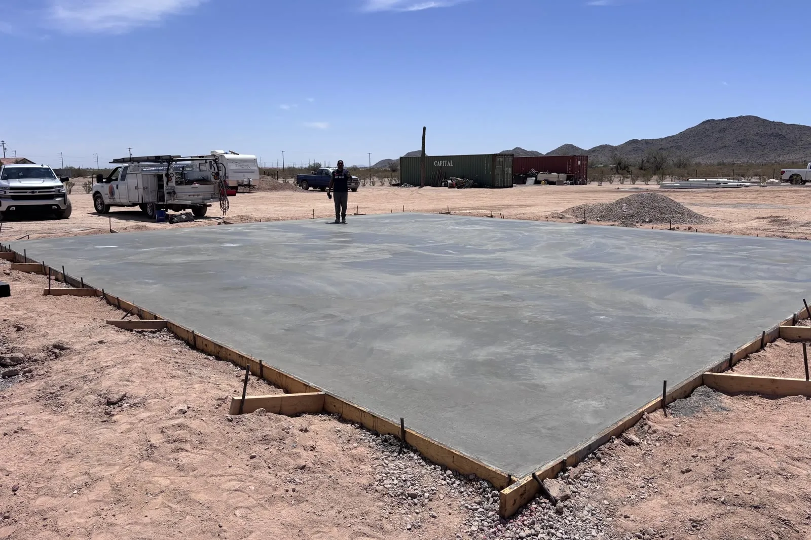 Steel Building Foundations & Shop Pads in Queen Creek, AZ